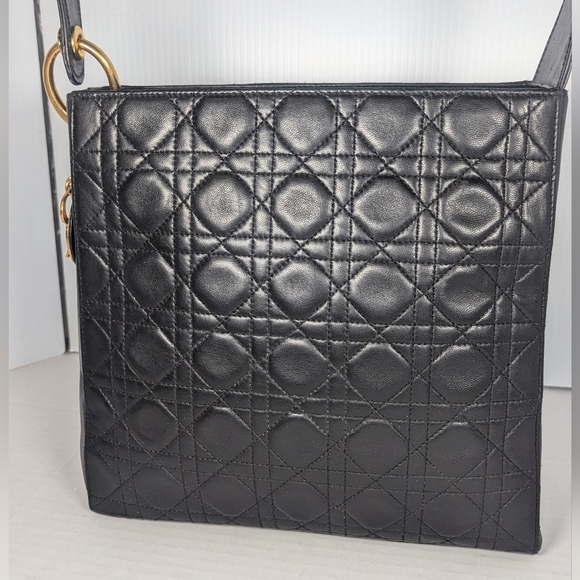 Christian Dior 'Lady Dior' Vintage Cannage Lambskin Shoulder Bag - Picture 2 of 13